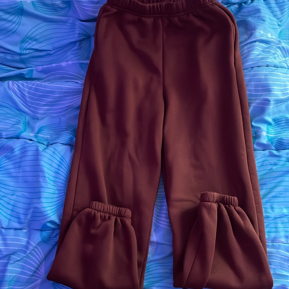 SHEIN brown sweats.